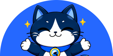Mascot Cat Smiling